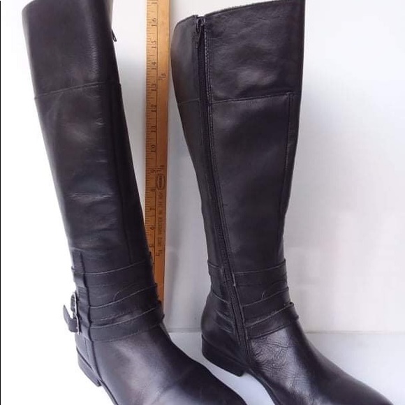 Blakely Black Leather Riding Boots 7 wide - Picture 6 of 11
